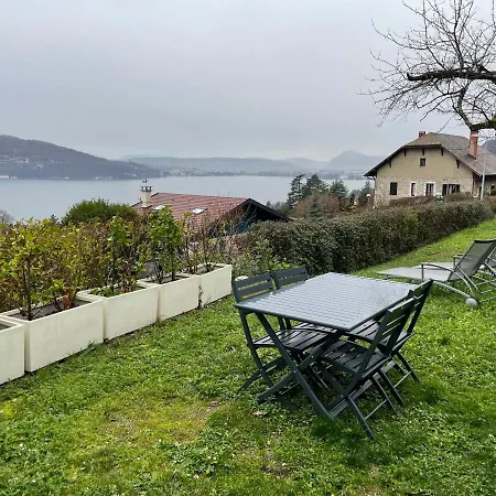 Maisonnette Vue Panoramique Lac D'Annecy Veyrier-du-Lac Exterior foto